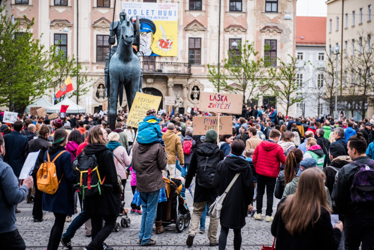 V Brně se cinkalo klíči za nezávislou justici, autor: Tomáš Hrivňák