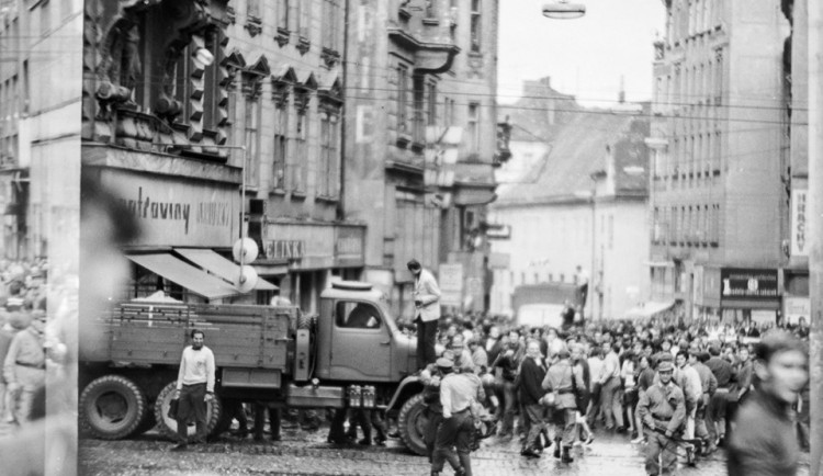 Srpnové události roku 1969 v Brně, autor Zdeněk Černý