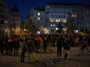 V Brně se demonstrovalo proti podpoře turecké ofenzívy v severní Sýrii