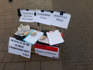Infobrána Extinction Rebellion na České
