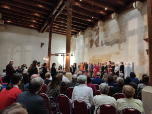 FOTOGALERIE: Netradiční přehlídka historických kostýmů připomněla závažnost rakoviny. Modely se stali sami pacienti