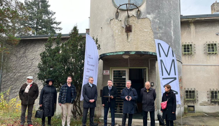 FOTOGALERIE: Vila brněnské rodiny Wittalových se dočká rekonstrukce. Vznikne tam židovské centrum