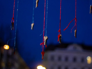 FOTOGALERIE: V centru Brna si lidé připomínají pětatřicet let od revoluce