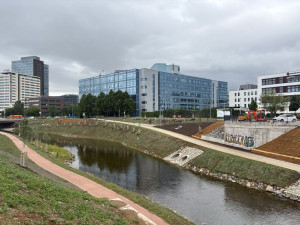 FOTOGALERIE: Stihlo se. Protipovodňová opatření na Poříčí jsou konečně hotová