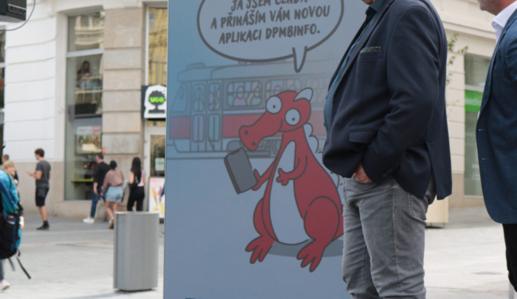 FOTOGALERIE: Cestování po Brně zrychlí nová aplikace a dráček Čenda Štatlík