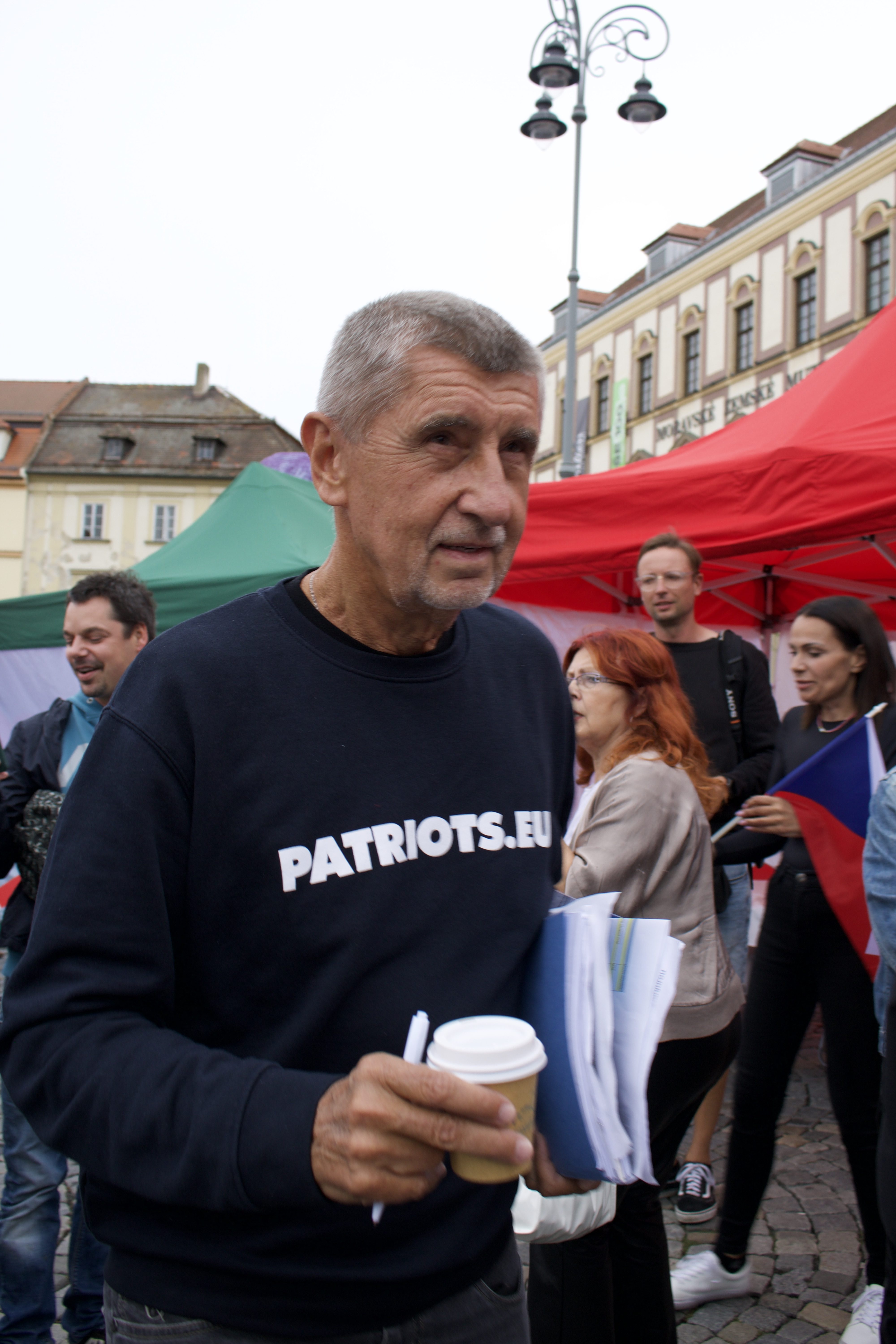 FOTO: Volby na obzoru. Do Brna ve stejný den zavítali Petr Fiala i Andrej Babiš