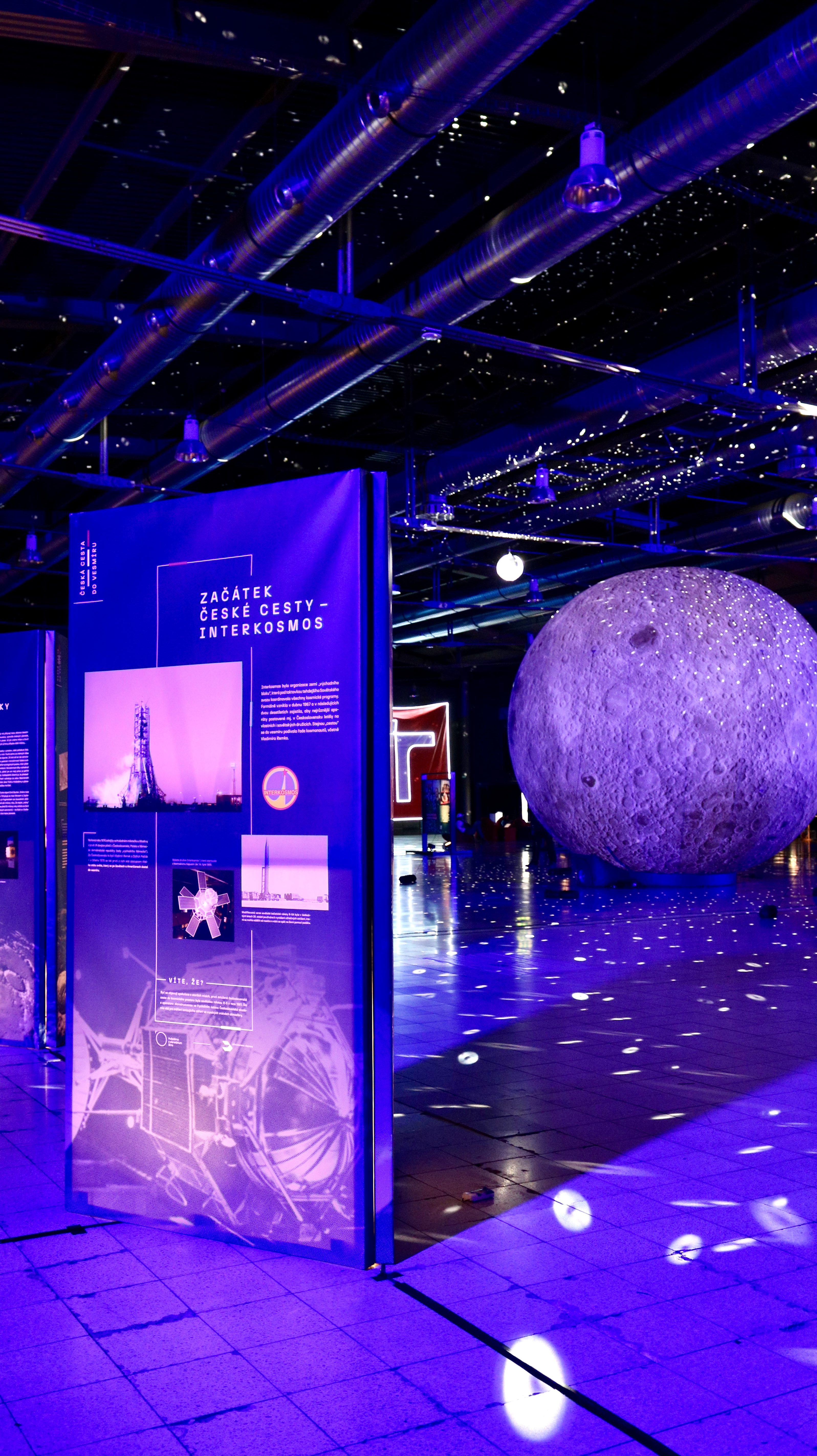 FOTOGALERIE: Prohlédněte si vesmír na výstavišti, láká Czech Space Pavilon