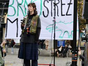FOTO: Brno proti Macinkovi, na protest přišly stovky lidí