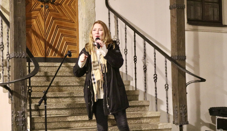 FOTOGALERIE: Ze Špilberku se znovu stal světelný hrad, výstava potrvá do půlky ledna