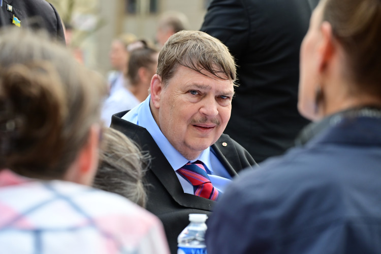 FOTO: Kultura, emoce a protesty. Tak vypadal sjezd sudetských Němců v Brně