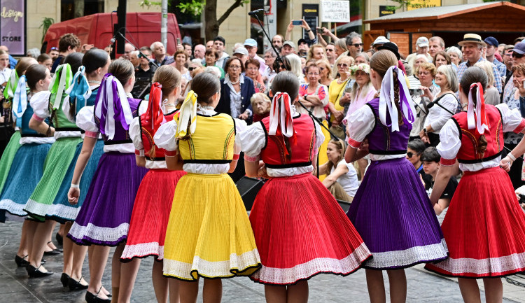 FOTO: Kultura, emoce a protesty. Tak vypadal sjezd sudetských Němců v Brně