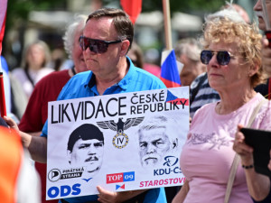 FOTO: Kultura, emoce a protesty. Tak vypadal sjezd sudetských Němců v Brně