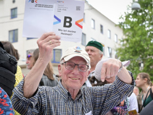 FOTO: Kultura, emoce a protesty. Tak vypadal sjezd sudetských Němců v Brně