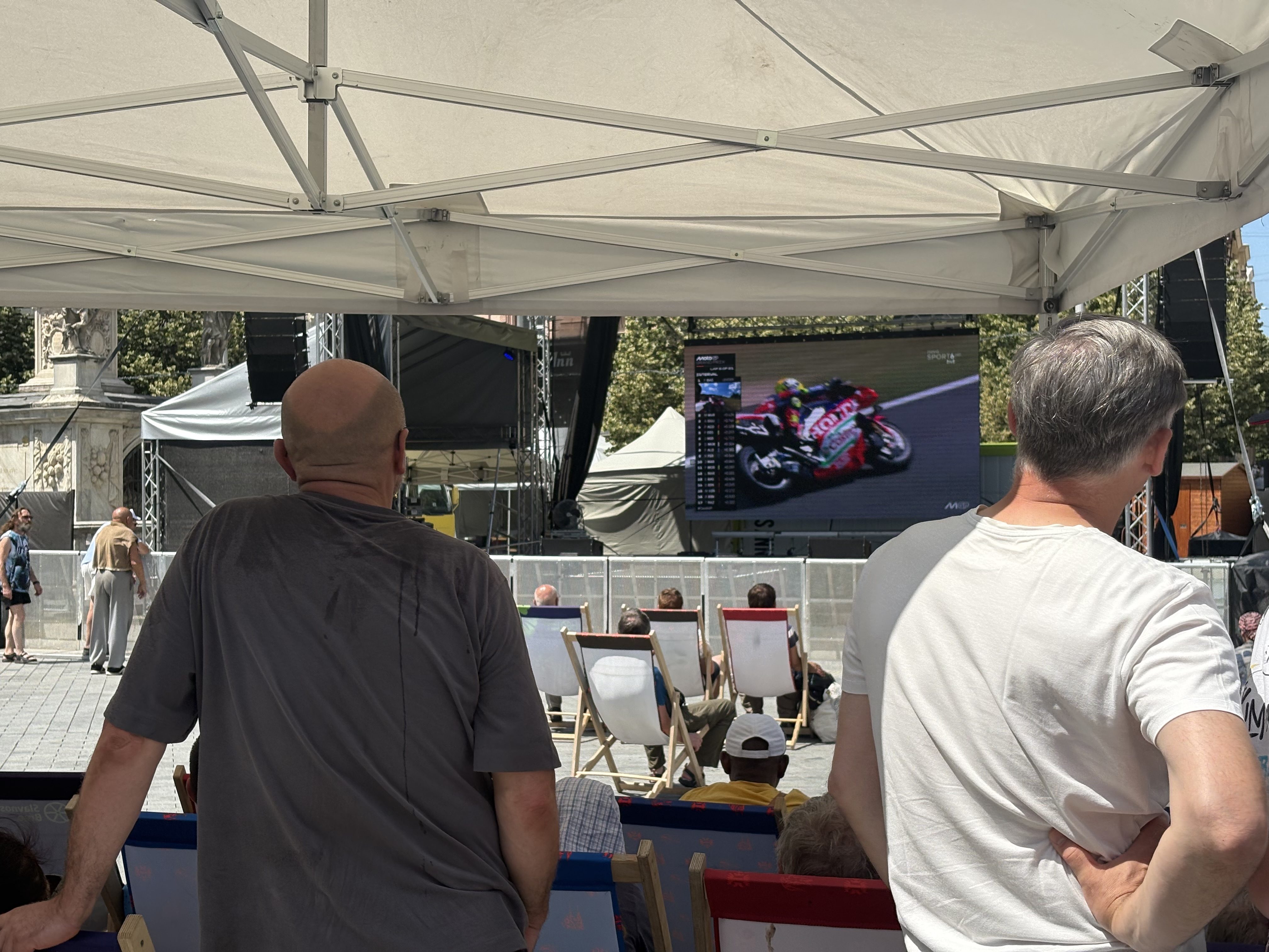 FOTO: Fanoušci MotoGP na Svoboďáku