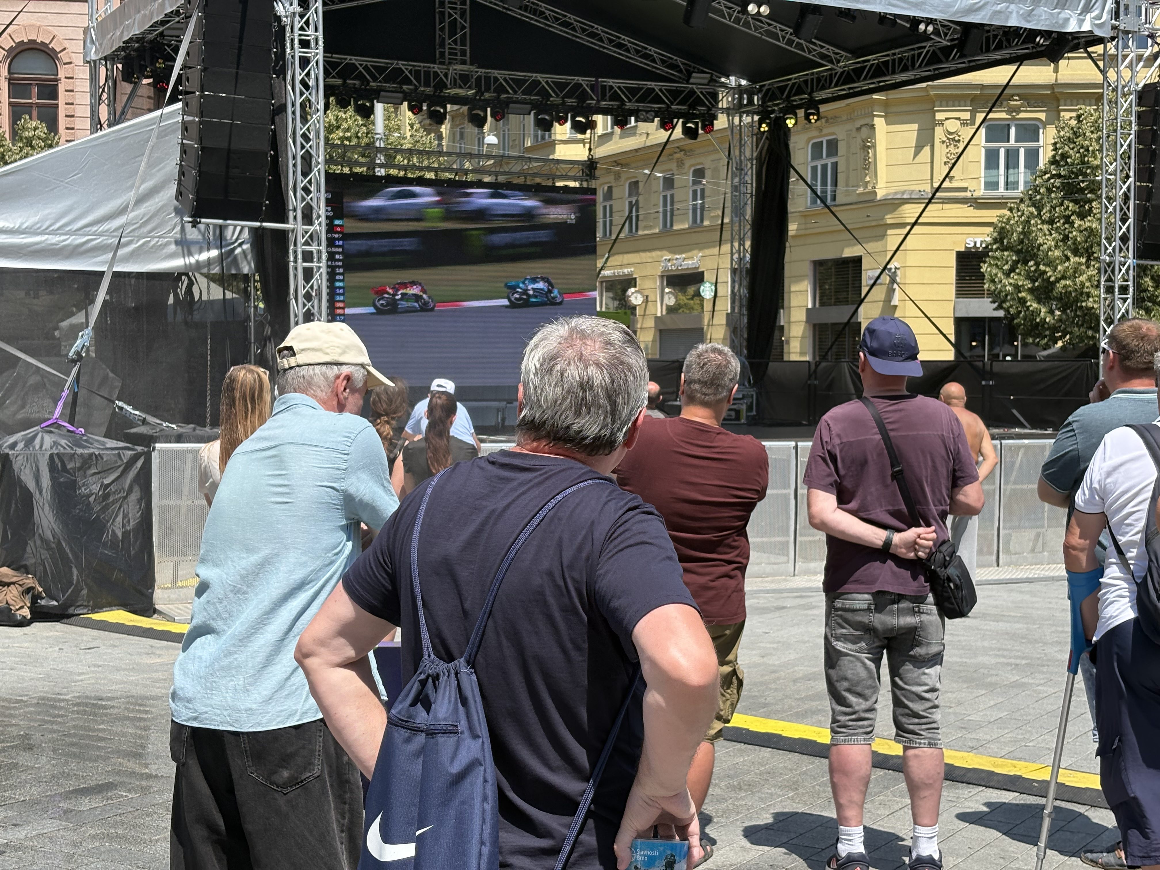FOTO: Fanoušci MotoGP na Svoboďáku