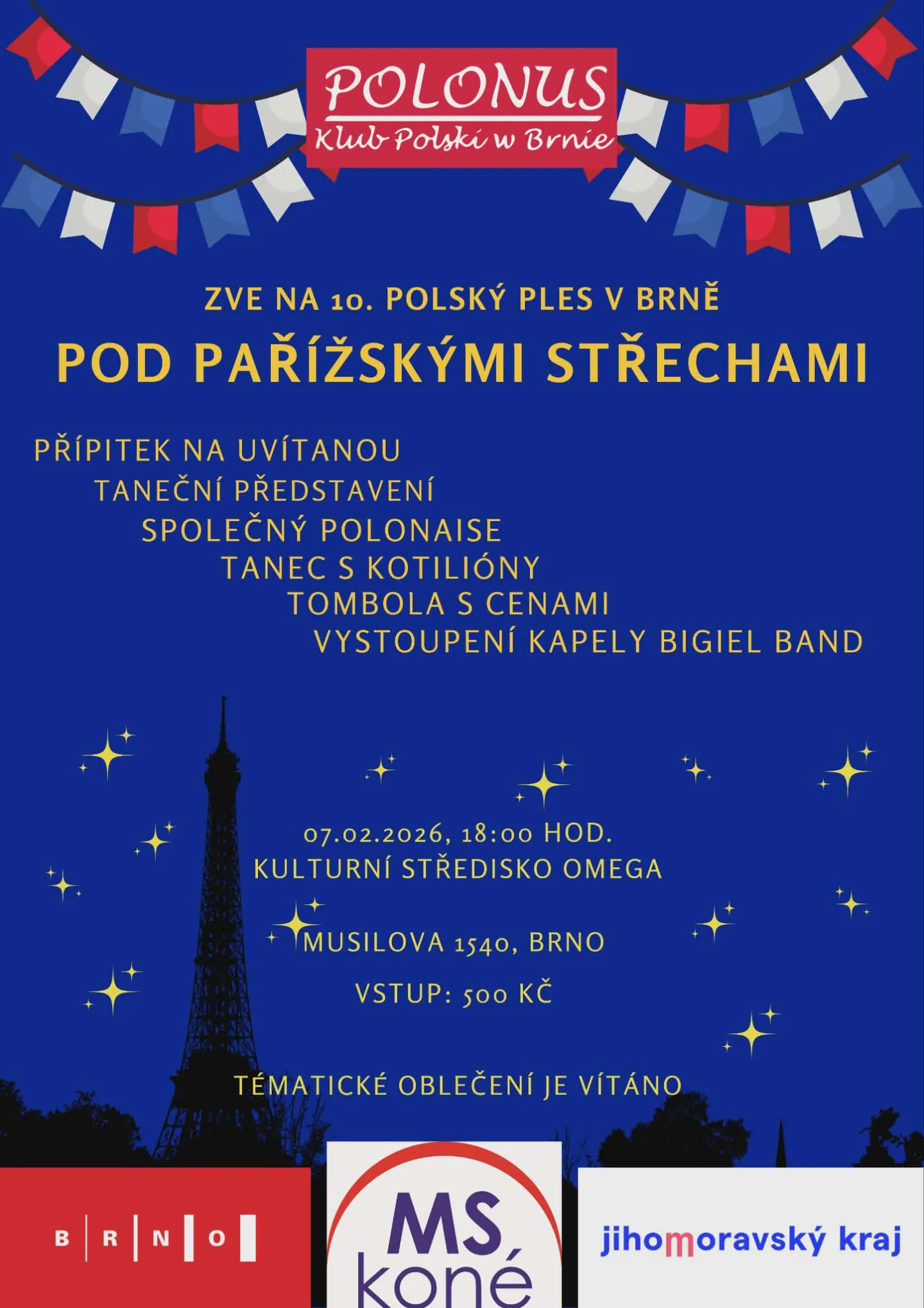 Polský ples v Brně - Pod pařížskými střechami