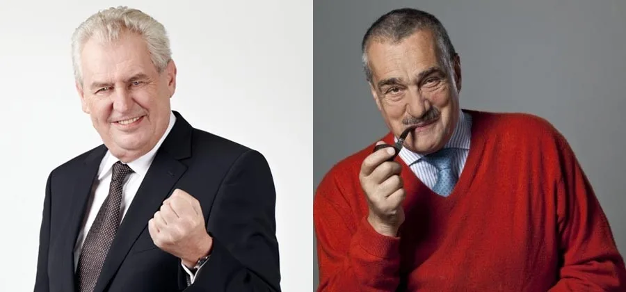Miloš Zeman a Karel Schwarzenberg