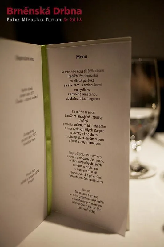 Festivalové menu v restauraci La Bouchée