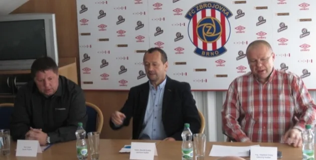 Tisková konference klubu FC Zbrojovka Brno