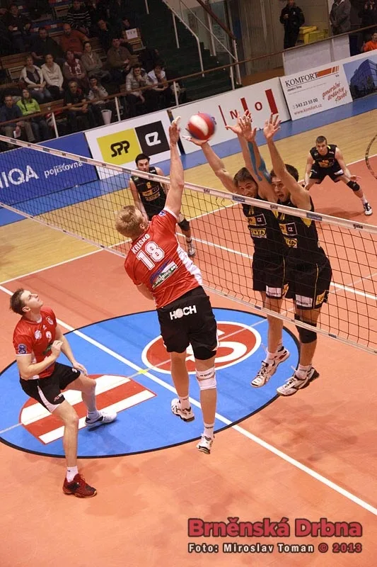 Volejbal Brno - VK Jihostroj České Budějovice 0:3