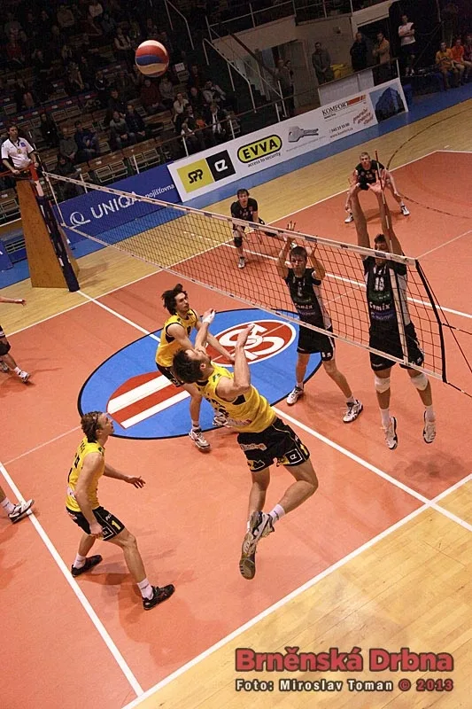 Volejbal Brno - VK Jihostroj České Budějovice 2:3