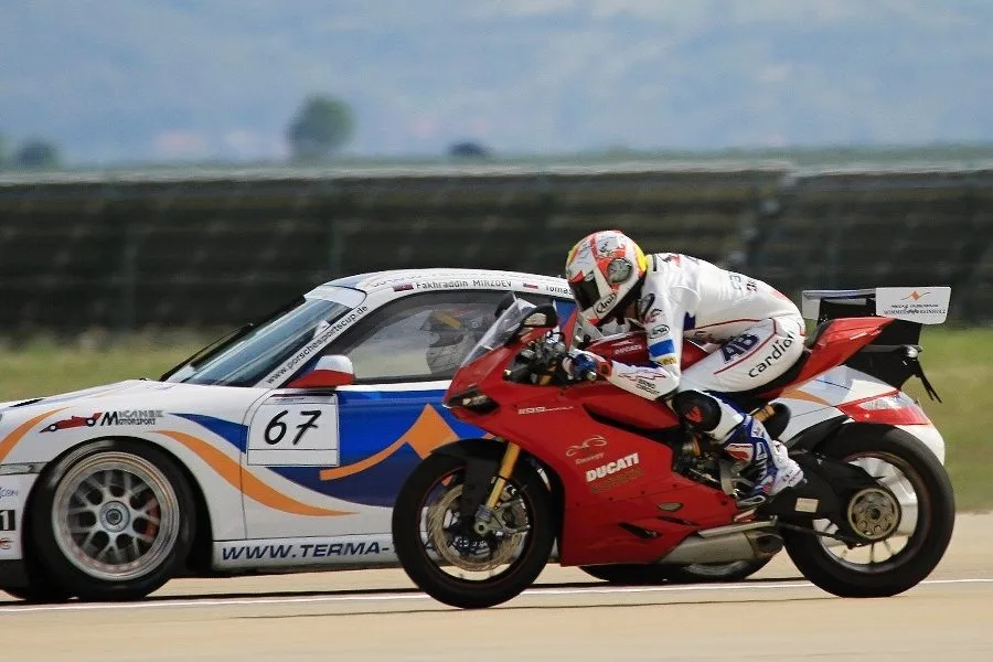 Karel Abraham (Ducati 1199 Panigale), Letiště Brno 2012