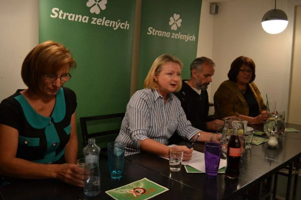 Jitka Seitlová (SZ) se v pondělí představila novinářům, foto: Strana zelených