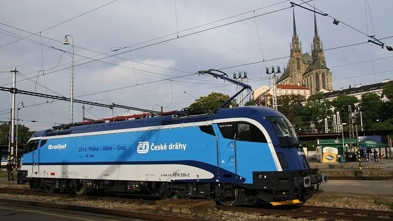Lokomotiva Taurus v barvách ČD, foto: České Dráhy