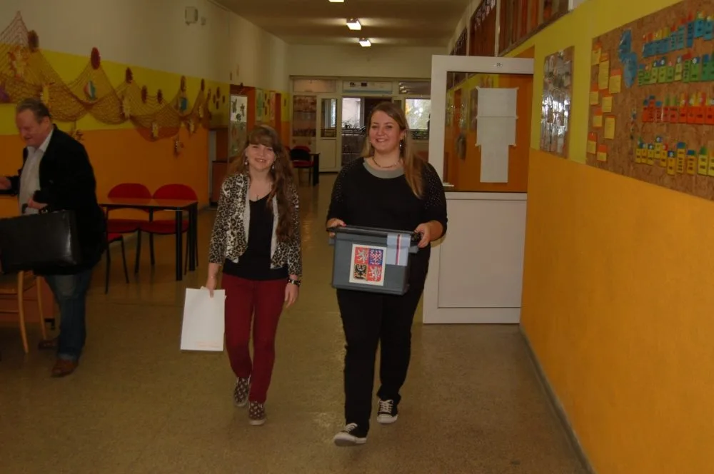 Parlamentní volby 2013, foto: Jiří Prýgl