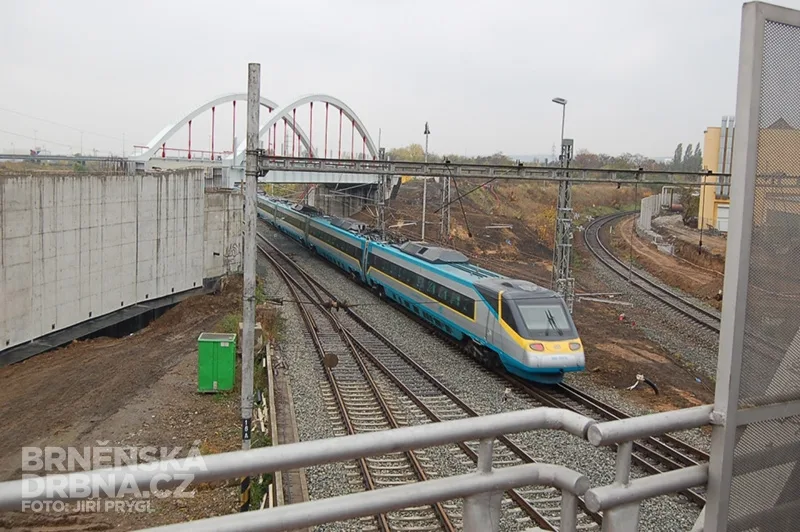 Pendolino na brněnském Hlavním nádraží, foto: Brněnská Drbna, Jiří Prýgl