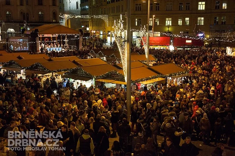 Zahájení brněnských Vánoc přilákalo tisíce brňanů, foto: Brněnská Drbna