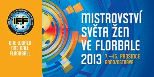 Oficiální banner Mistrovství světa žen 2013 ve florbale