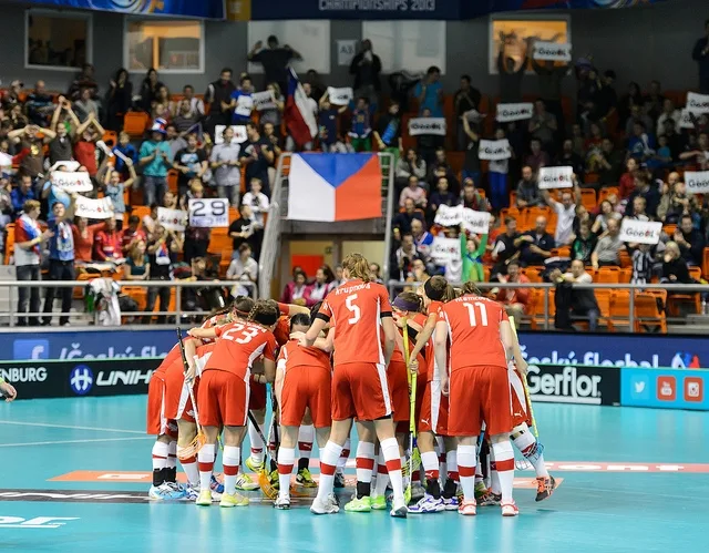 Česká florbalová reprezentace žen. Zdroj: WFC 2013