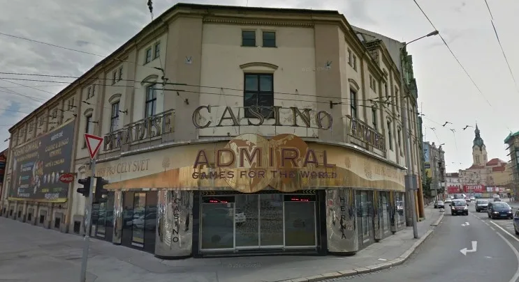 Kasino Admiral v Křenové ulici, foto: Google Maps