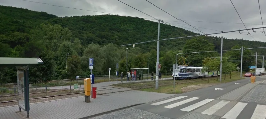 Zastávka Podlesí, foto: Google Maps