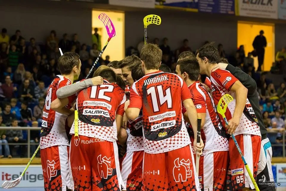 Radost florbalistů Bulldogs Brno. Zdroj: facebookové stránky Bulldogs Brno.