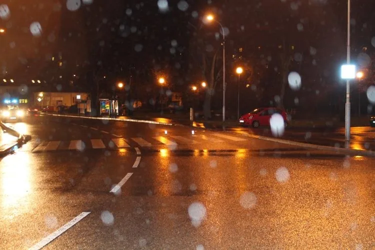 Na tomto přechodu řidič srazil chodce, foto: Policie ČR