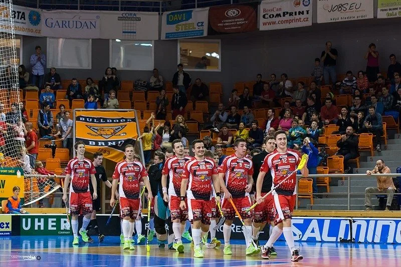 Radost florbalistů Bulldogs Brno, foto: www.bulldogs.cz