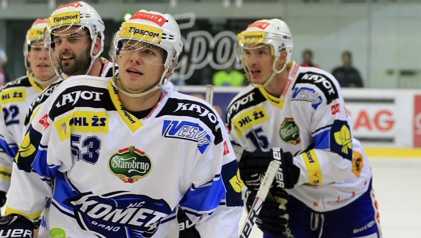 Vojtěch Němec sestřelil hattrickem Litvínov, foto: hc-kometa.cz
