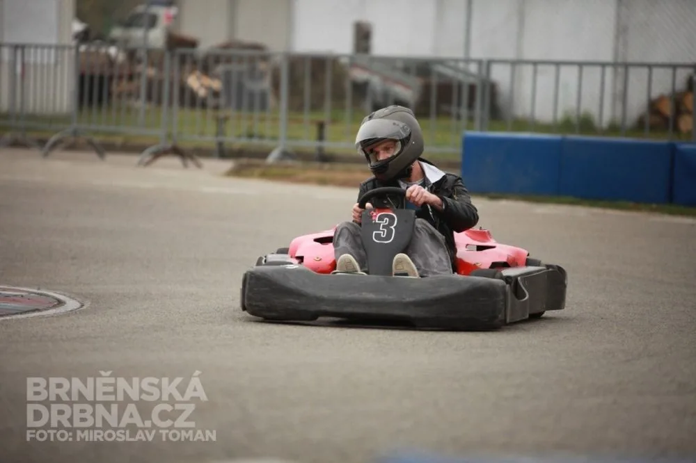 Motokárová dráha na Masarykově okruhu, foto: Brněnská Drbna, Miroslav Toman