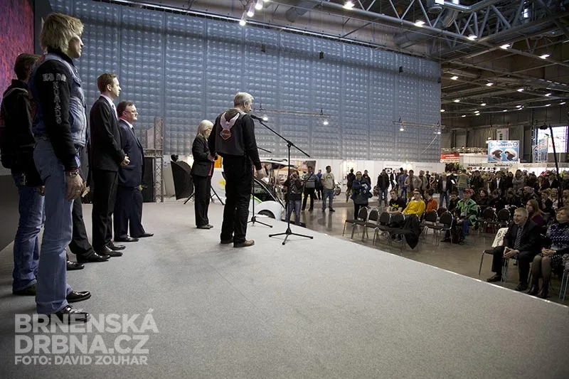 Zahájení výstavy Motosalon 2014, foto: Brněnská Drbna, Miroslav Toman