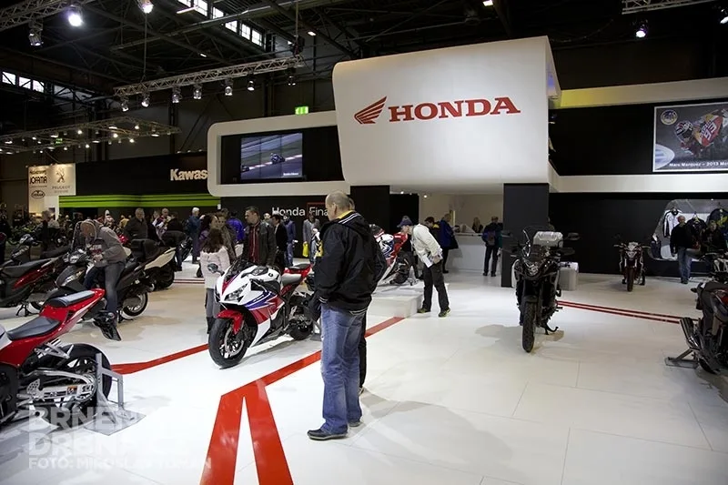 Expozice Hondy na brněnském Motosalonu, foto: Brněnská Drbna, Miroslav Toman