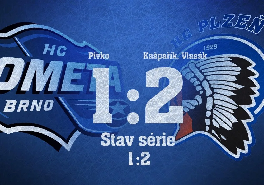 HC Kometa Brno vs. HC Plzeň - 1:2, vizualizace: Brněnská Drbna, Miroslav Toman
