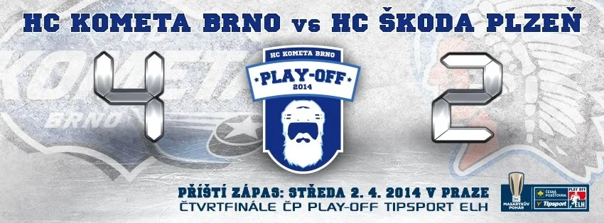 Výsledek play off, foto: Facebook HC Kometa Brno