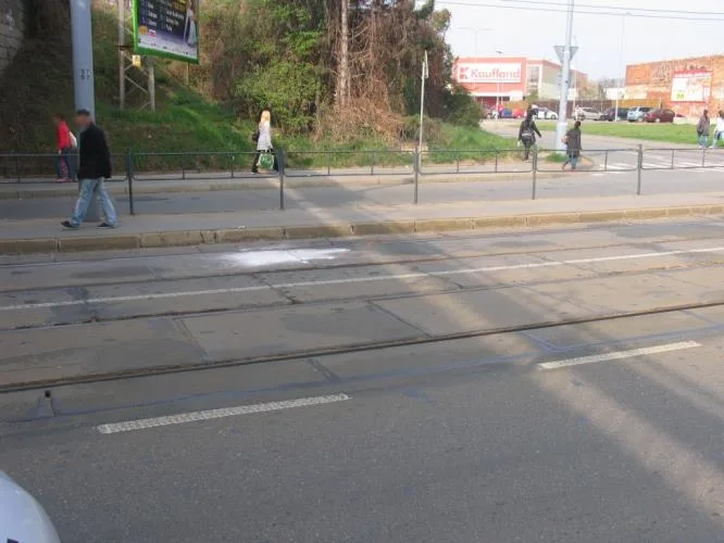 Řidička tramvaje už nedokázala nehodě zabránit, foto: Policie ČR