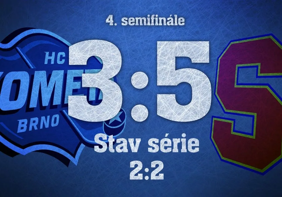 Výsledek čtvrtého semifinále play off, vizualizace: Brněnská Drbna, Miroslav Toman