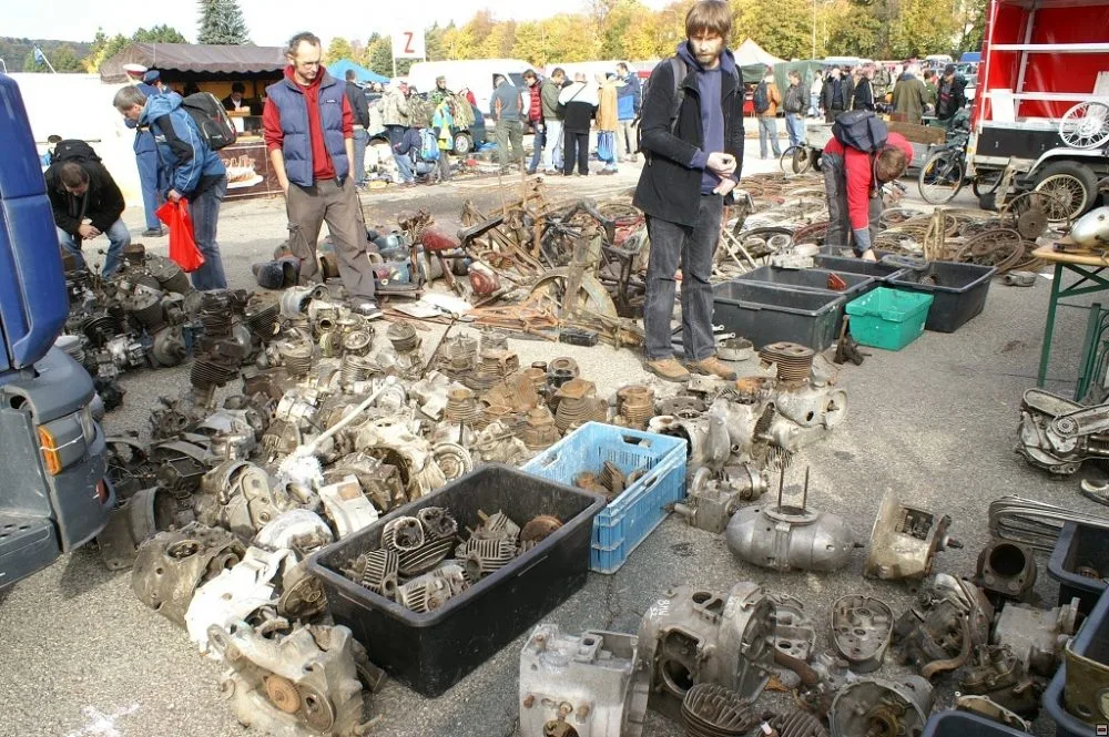 Na Jarní Motortechně seženou lidé i staré součástky, foto: Motortechna