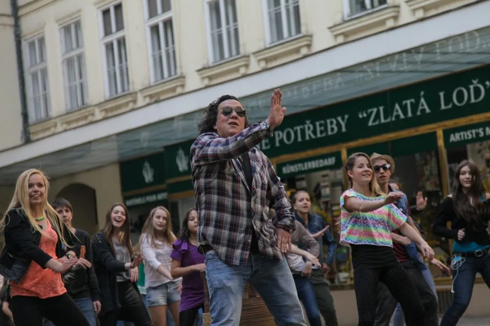 Richard Genzer roztančil Prahu, foto: Jirka Brna