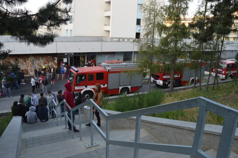Hasiči likvidovali požár ve Vinařské ulici, foto: hasiči JMK