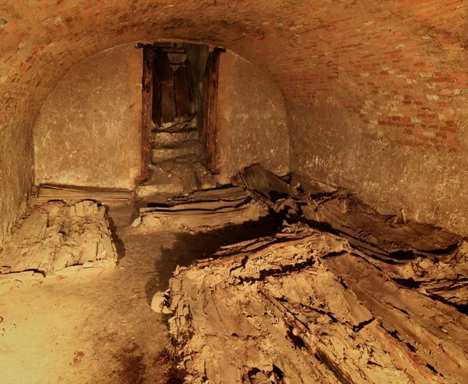 Nález rakví, foto: Baran - Francán